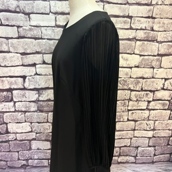 Donna Ricco NWT Black Long Sleeve Dress Size 14 - Picture 4 of 9